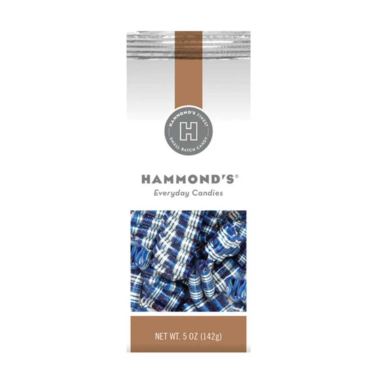 Hammond&#39;s Blue Raspberry Mini Ribbon Candy