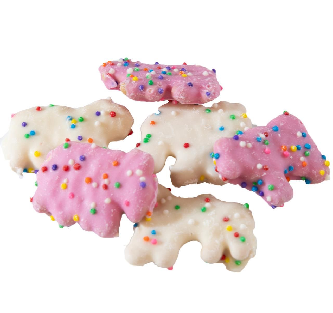 Pink &amp; White Animal Crackers