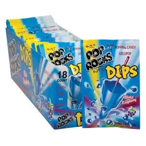 Pop Rocks Dips - Popping Candy &amp; Lollipop