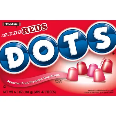 Assorted Red Dots Gummy Candies