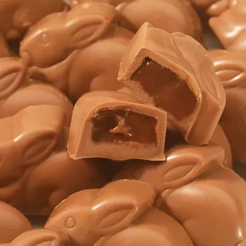 Milk Chocolate Coffee Caramel Bunnies