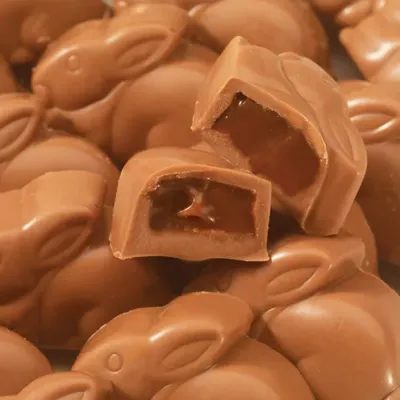 Milk Chocolate Coffee Caramel Bunnies