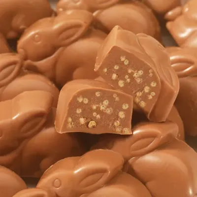 Milk Chocolate Crispy Bunnies