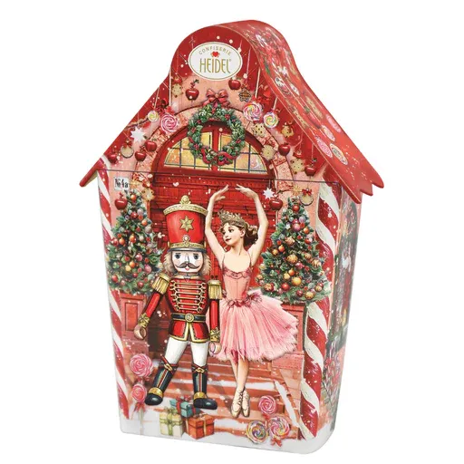 Christmas Fairy Tale Cottage Tin with Assorted Chocolates