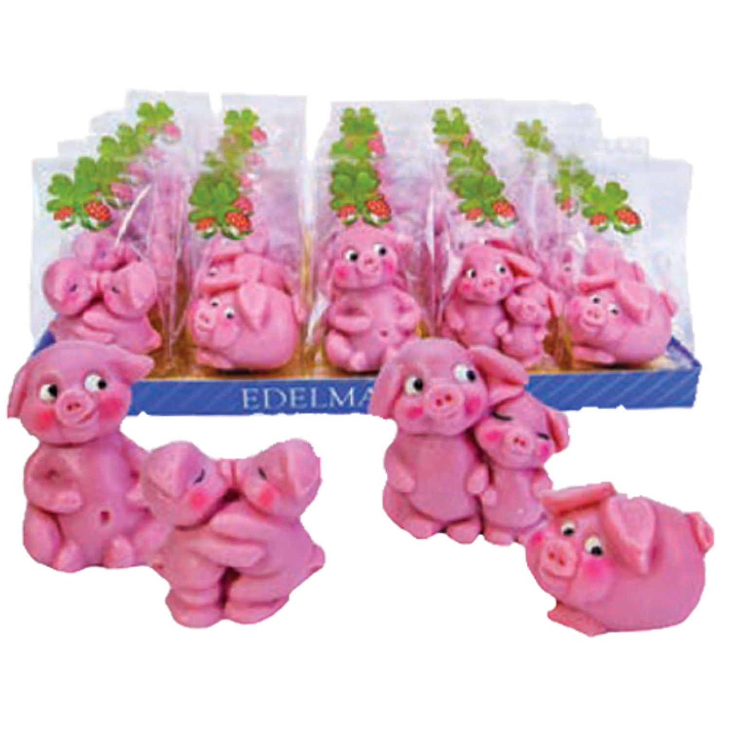 Marzipan Lucky Christmas Pigs