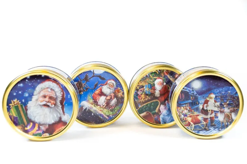 Jacobsen&#39;s Classic Nostalgic Christmas Cookie Tin