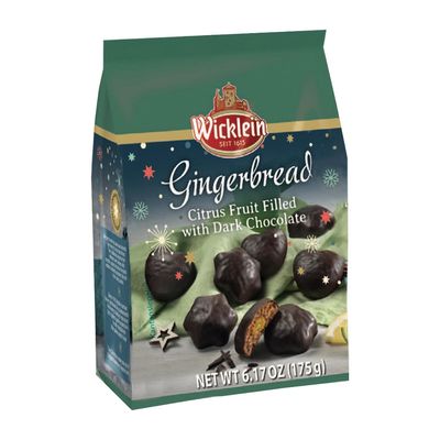 Wicklein Dark Chocolate Soft Gingerbread with Candied Citrus Fruit