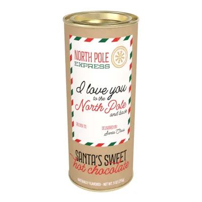 I Love You to the North Pole Sweet Hot Chocolate Tin