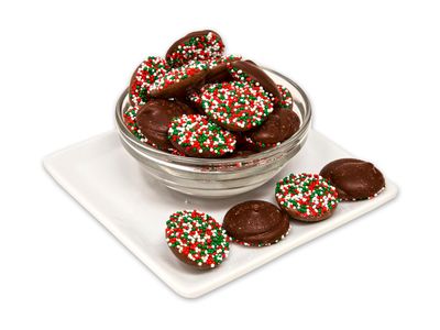 Christmas Dark Chocolate Nonpareils