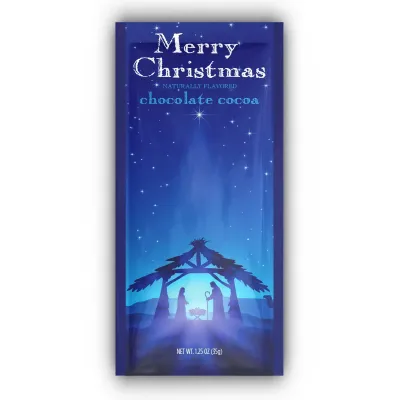 Merry Christmas Nativity Chocolate Cocoa Mix