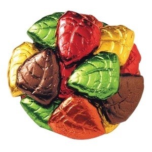 Milk Chocolate Autumn Leaves