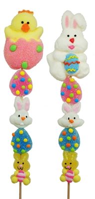 Allison's Easter Jumbo Marshmallow Kabobs
