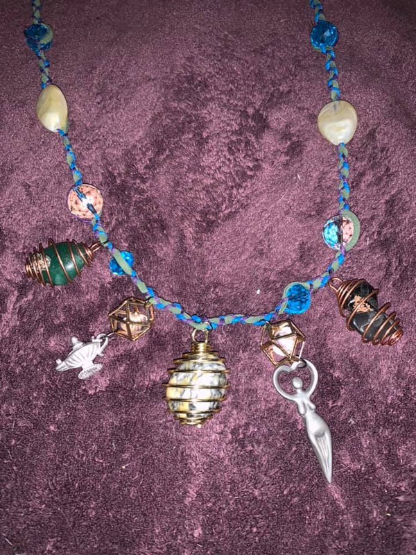 Unique (L) Make A Wish Aqua Goddess of Love Talisman Birthed during the 2019 Cancer Moon