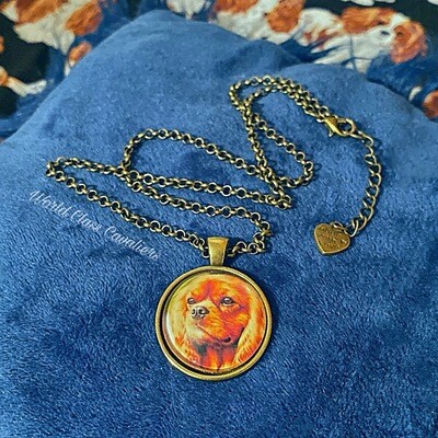 Cavalier King Charles Spaniel necklace - design 5