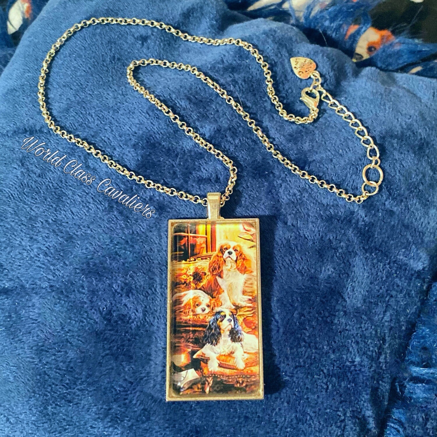 Cavalier King Charles Spaniel necklace - design 6