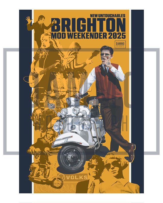 Limited Edition - Brighton Mod Weekender 2025 Poster
