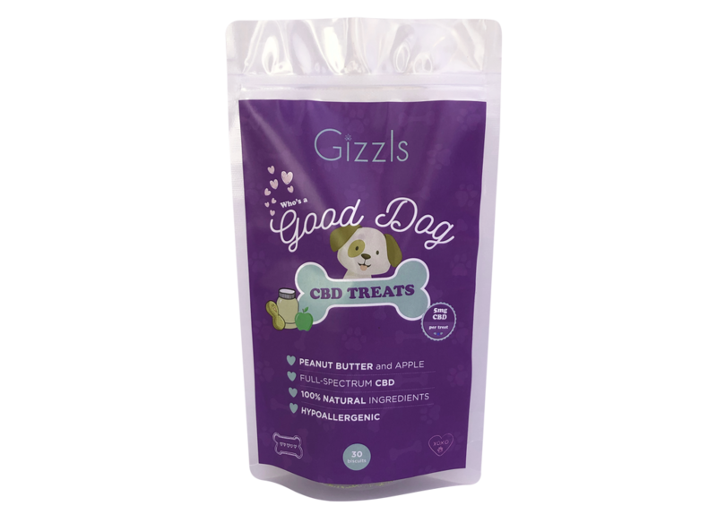 Gizzls Peanut Butter and Apple CBD Dog Treats Gizzls Peanut Butter and Apple CBD Dog Treats
