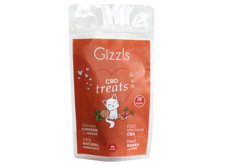 Gizzls 100% Natural CBD Cat Treats (Chicken) Gizzls 100% Natural CBD Cat Treats (Chicken)