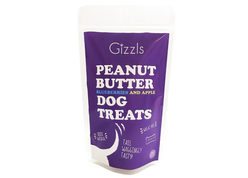 Gizzls Peanut Butter, Blueberries and Apple Dog Treats Gizzls Peanut Butter, Blueberries and Apple Dog Treats