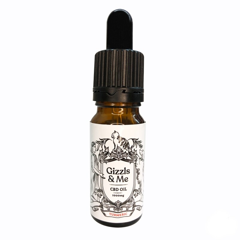 Gizzls & Me 1000mg full-spectrum CBD Oil with Turmeric (for humans) Gizzls & Me 1000mg full-spectrum CBD Oil with Turmeric (for humans)