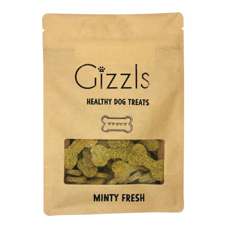 Gizzls Peanut Butter & Mint Dog Treats Gizzls Peanut Butter & Mint Dog Treats