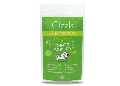 Gizzls CBD Dog Treats for Joint & Mobility (for med/large dogs) Gizzls CBD Dog Treats for Joint & Mobility (for med/large dogs)