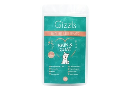 Gizzls Skin & Coat CBD Dog Treats Gizzls Skin & Coat CBD Dog Treats
