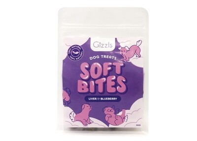 Gizzls Liver & Blueberry Chewy Dog Treats
