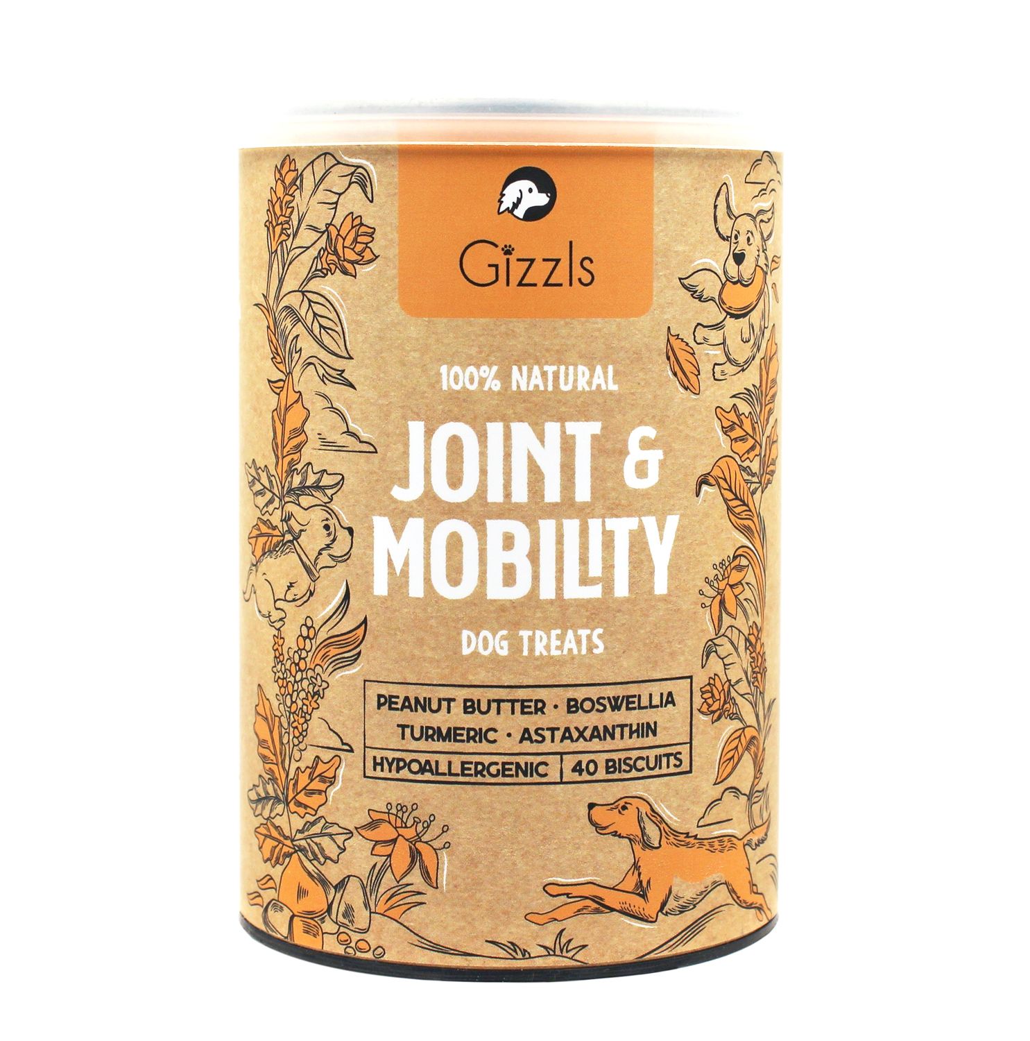 Gizzls Botanicals Dog Treats for Joint &amp; Mobility