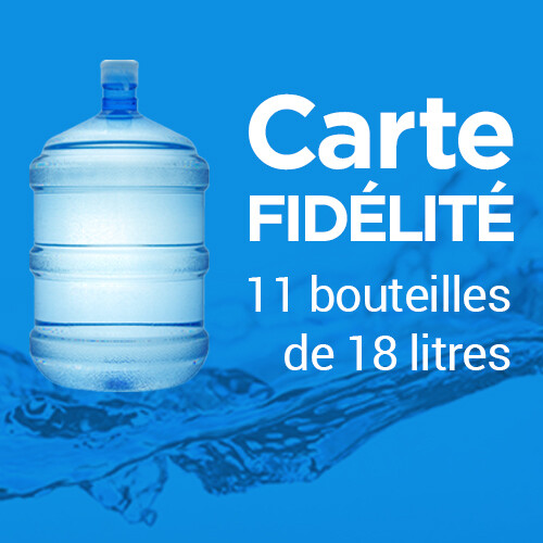 Carte coupons fidélité (11 x 18L)