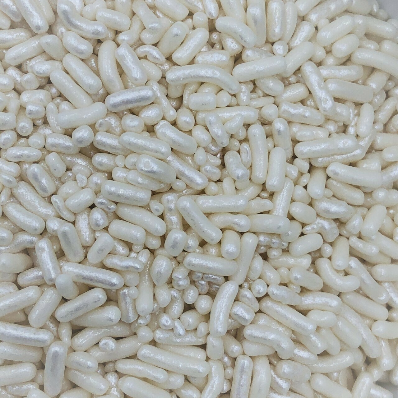 Metallic White Sprinkles