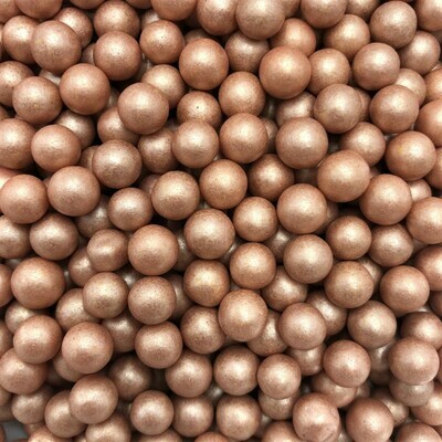Rose Gold Sugar Pearls 8mm