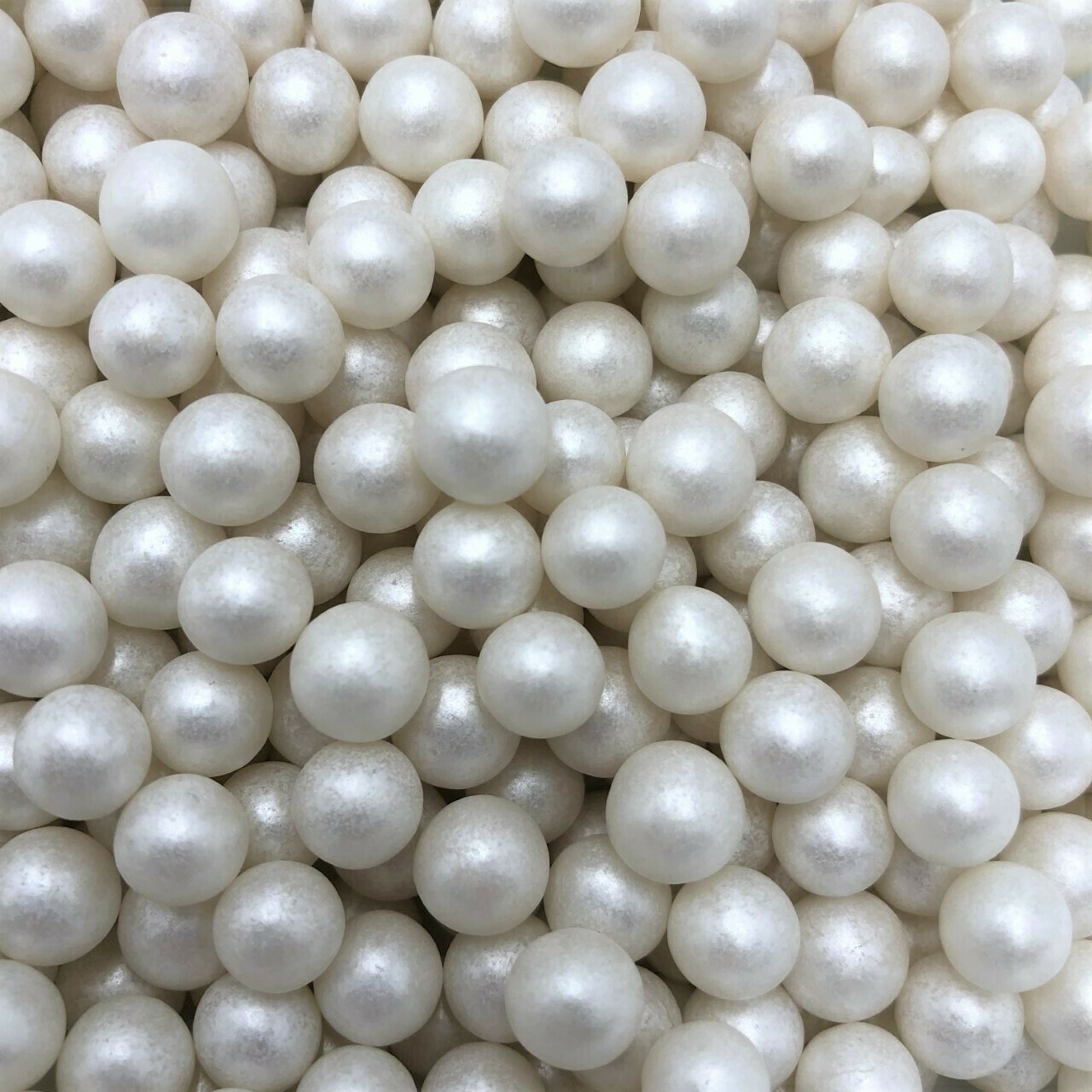 White Sugar Pearls 8mm