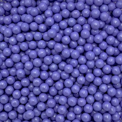 Purple Candy Sugar Pearls 6mm