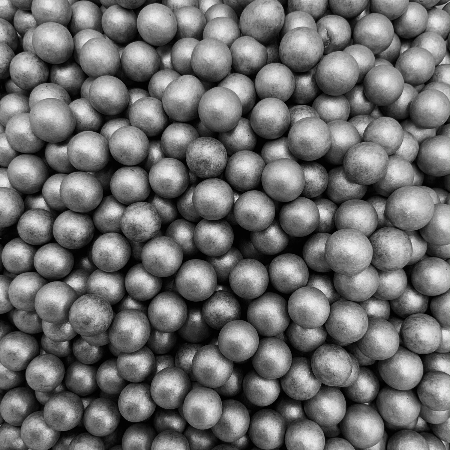 Silver Sugar Pearls 8mm