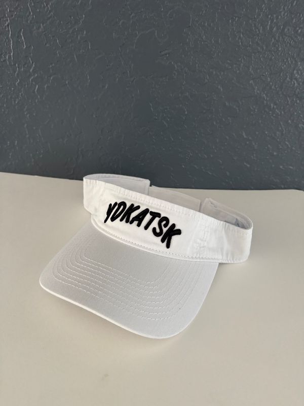 YDKATSK "WHITE" Sun Visor Cap