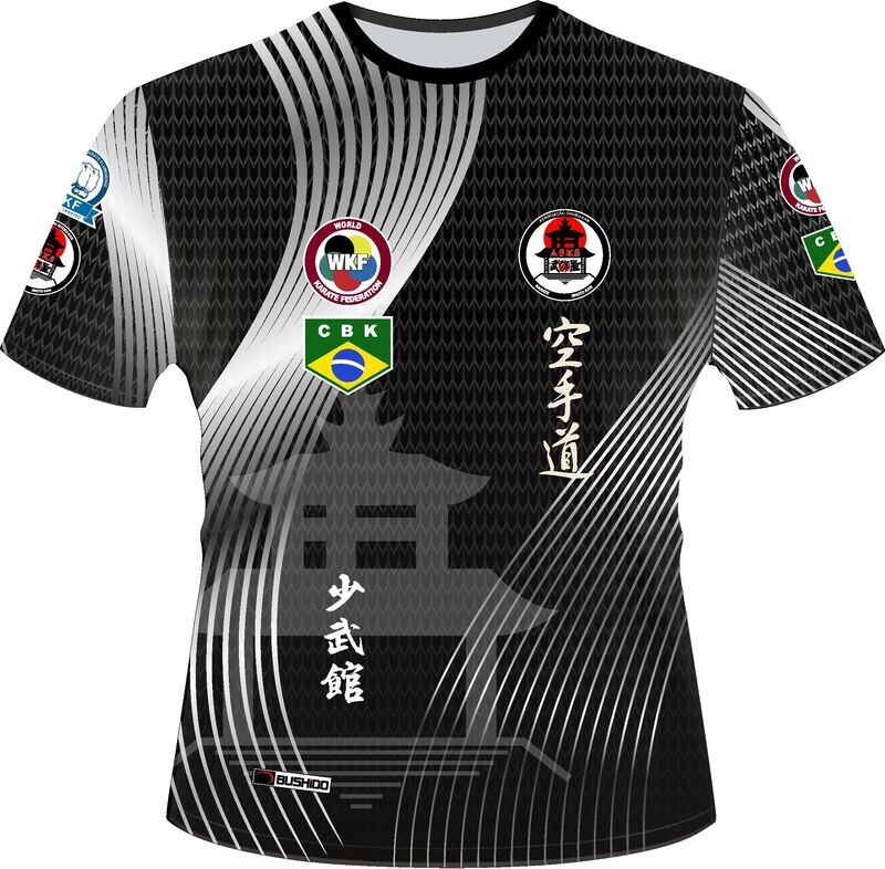 Camisa Karate Shobukan ASKS Preta 312-1