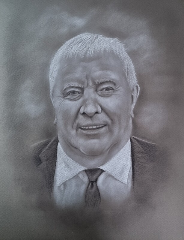 White on Black or Colour Portrait of 1 Person