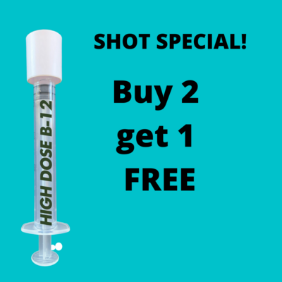 SPECIAL Buy 2 Get 1 FREE - High Dose B12 (save $30)