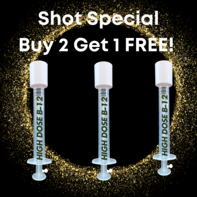 Buy 2 Get 1 FREE - High Dose B12 (Energy + Immunity boost) (save $15)