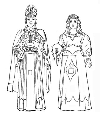 Làmina de l'Isidre i la Magdalena