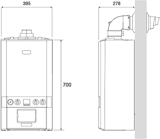 Caldera a gas  condensación Thermor LOGIC MICRO 24