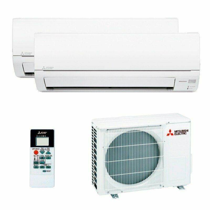 Aire Acondicionado Multisplit 2x1 Mitsubishi  MXZ-HR2525E40VF