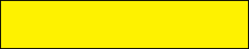 1" X 5" Yellow/Black Letters