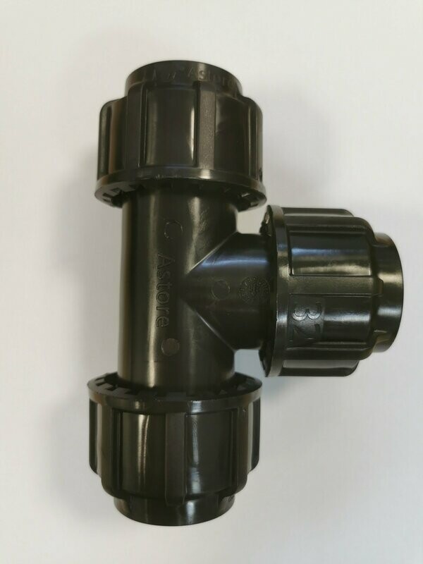 PE-Verbinder 32 x 32 x 32 mm, T PE-Verbinder 32 x 32 x 32 mm, T