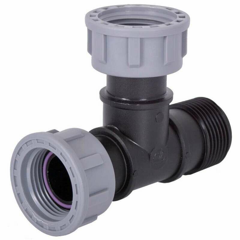 Verteiler 1-fach 1" AG x 1"IG x 1" IG
