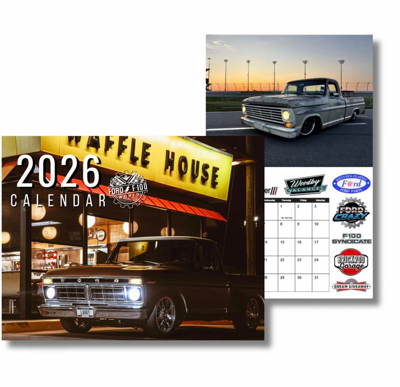 2026 FORDF100WORLD's Member Calendar (Pre-Orders)