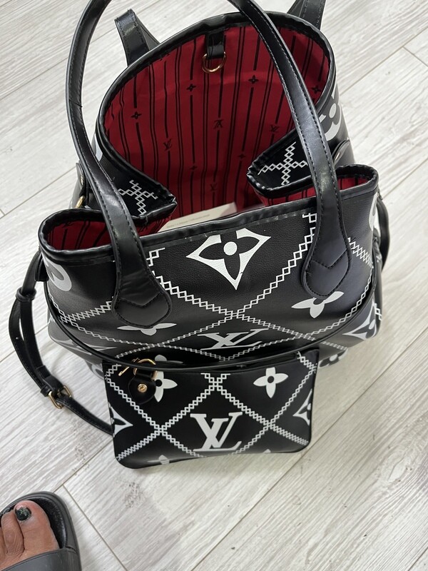 2 pc never full LV handbag 