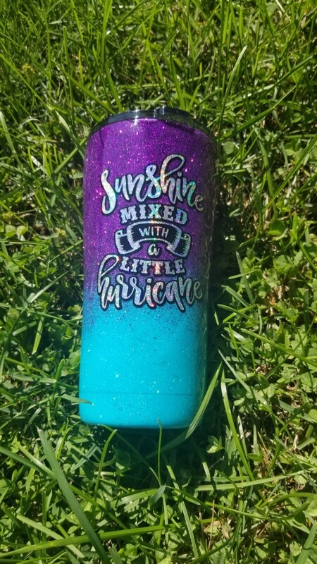 Sunshine/hurricane tumbler