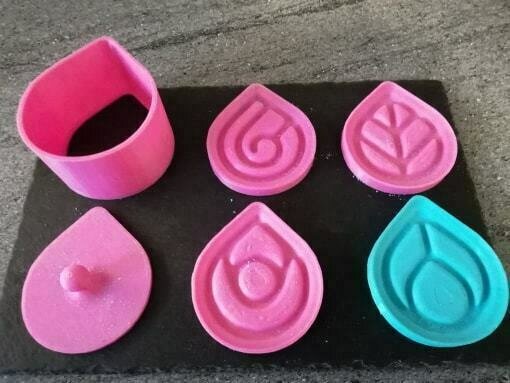Elements hand press mold complete set
All 3d moulds are made to order. 
can take up to 10 working days lead time at busy per